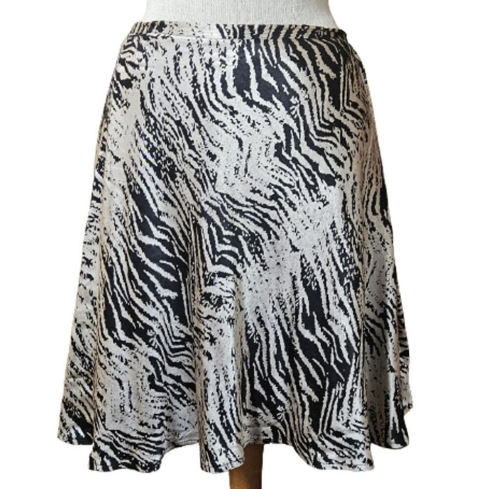Vintage Animal Print A Line Mini Skirt Size 4